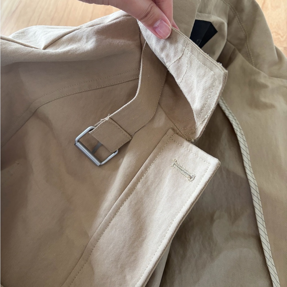 Zara Beige Trench Coat - Picture 7 of 9